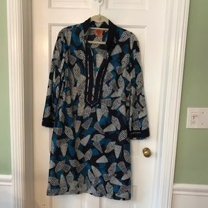 Tory Burch tunic dress/beach coverup size 14